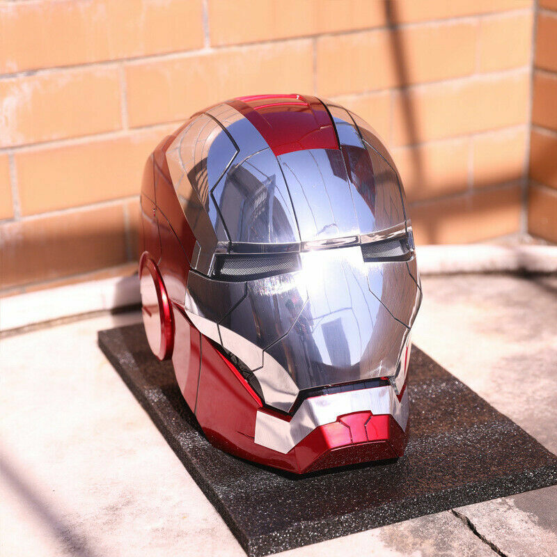 1:1 AUTOKING Iron Man MK5 Helmet Wearable Mask Voice Control Cosplay Props Gift