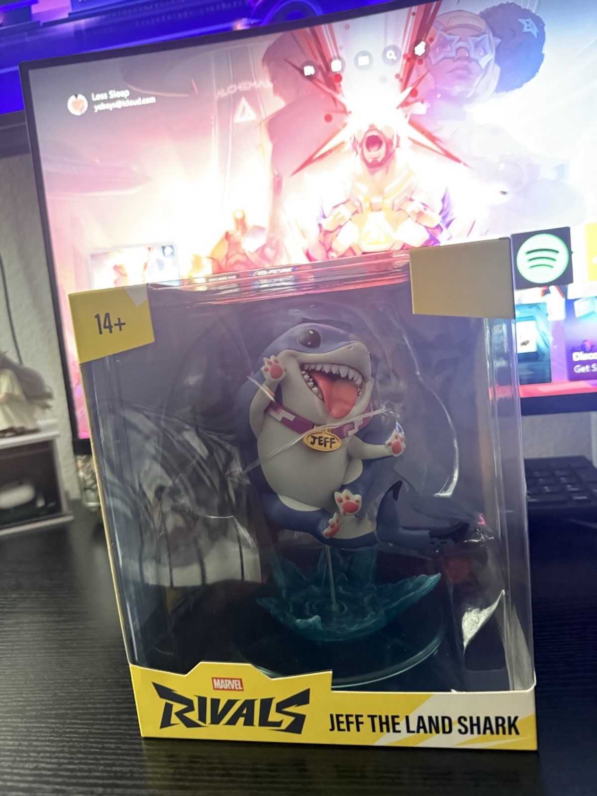McFarlane Toys Marvel Rivals Jeff The Land Shark Posed Figure