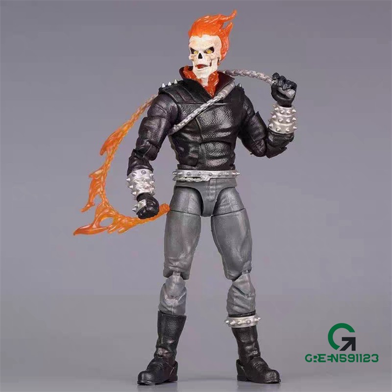 Ghost Rider Statue Figure Model 17cm PVC ABS Toy Anime Around In Box US Stock