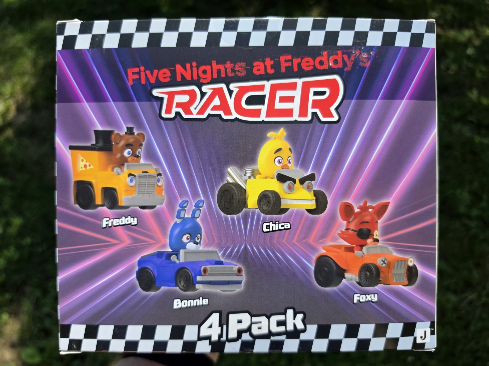Five Nights at Freddy’s Racers Jazwares 4 Pack Figures Chica Bonnie Freddy Foxy