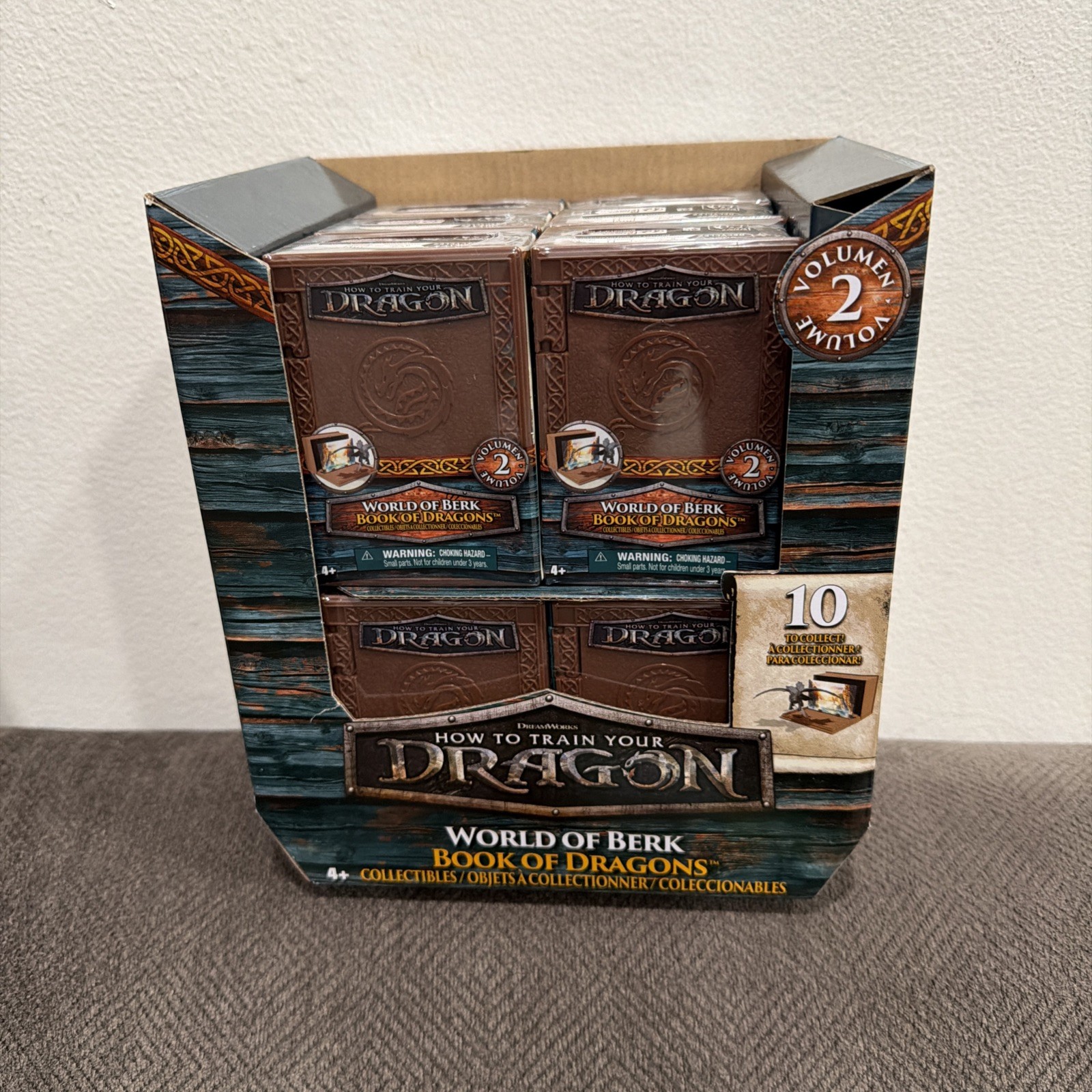 NEW How To Train Your Dragon World Of Berk Book Of Dragons Display With 12 Boxes