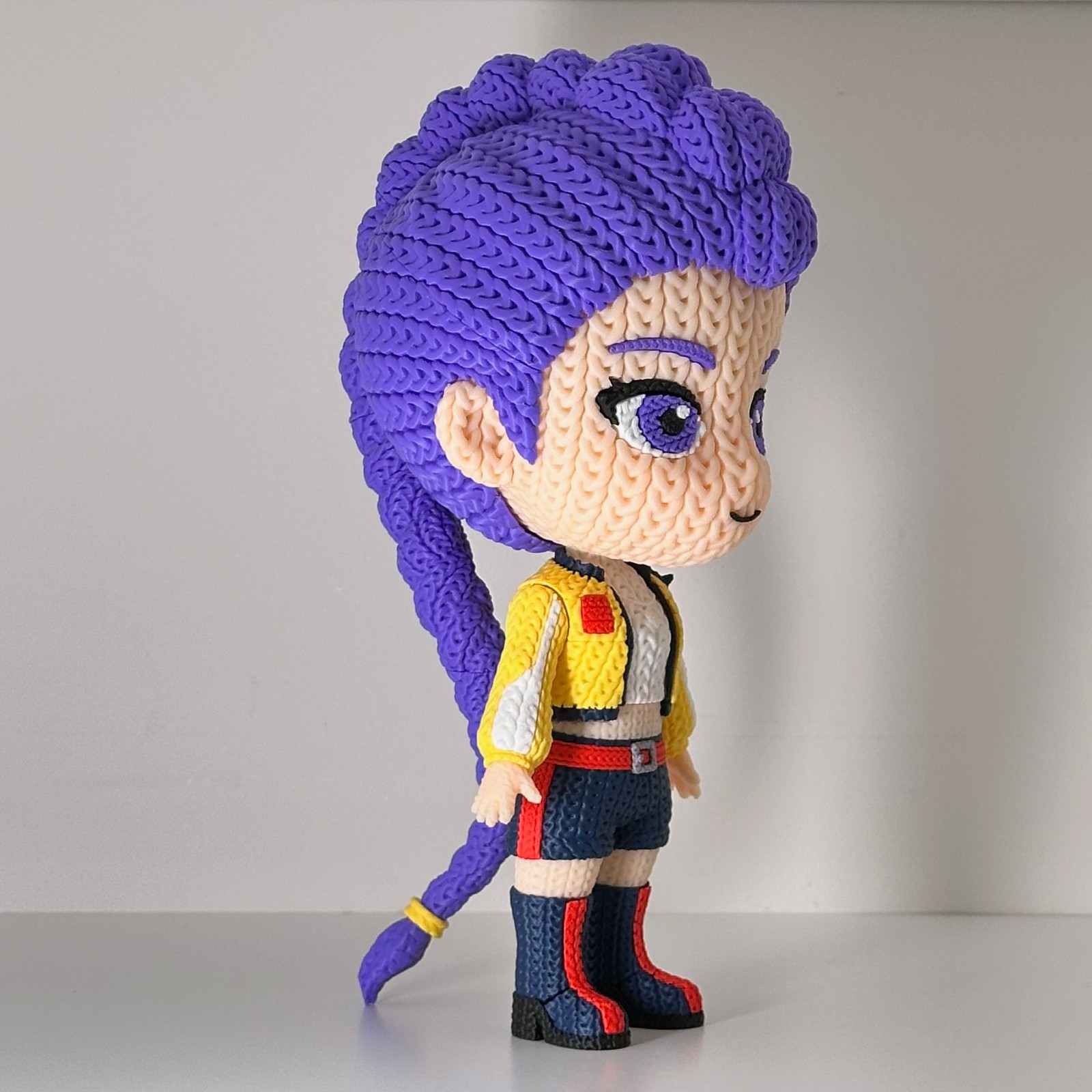 Rumi Zoey Mira – K-Pop Demon Hunters Knitted Texture Figures Display Model