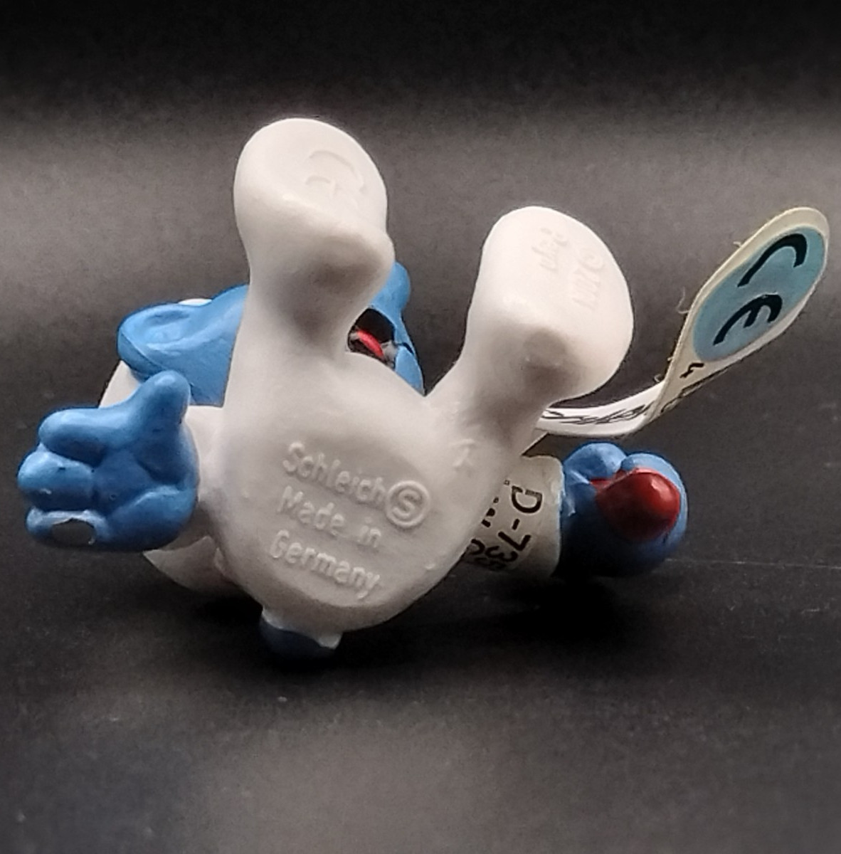 Classic Baby Smurf 20540 Rattle Smurfs Figure Vintage Toy Schleich Lot Y 14
