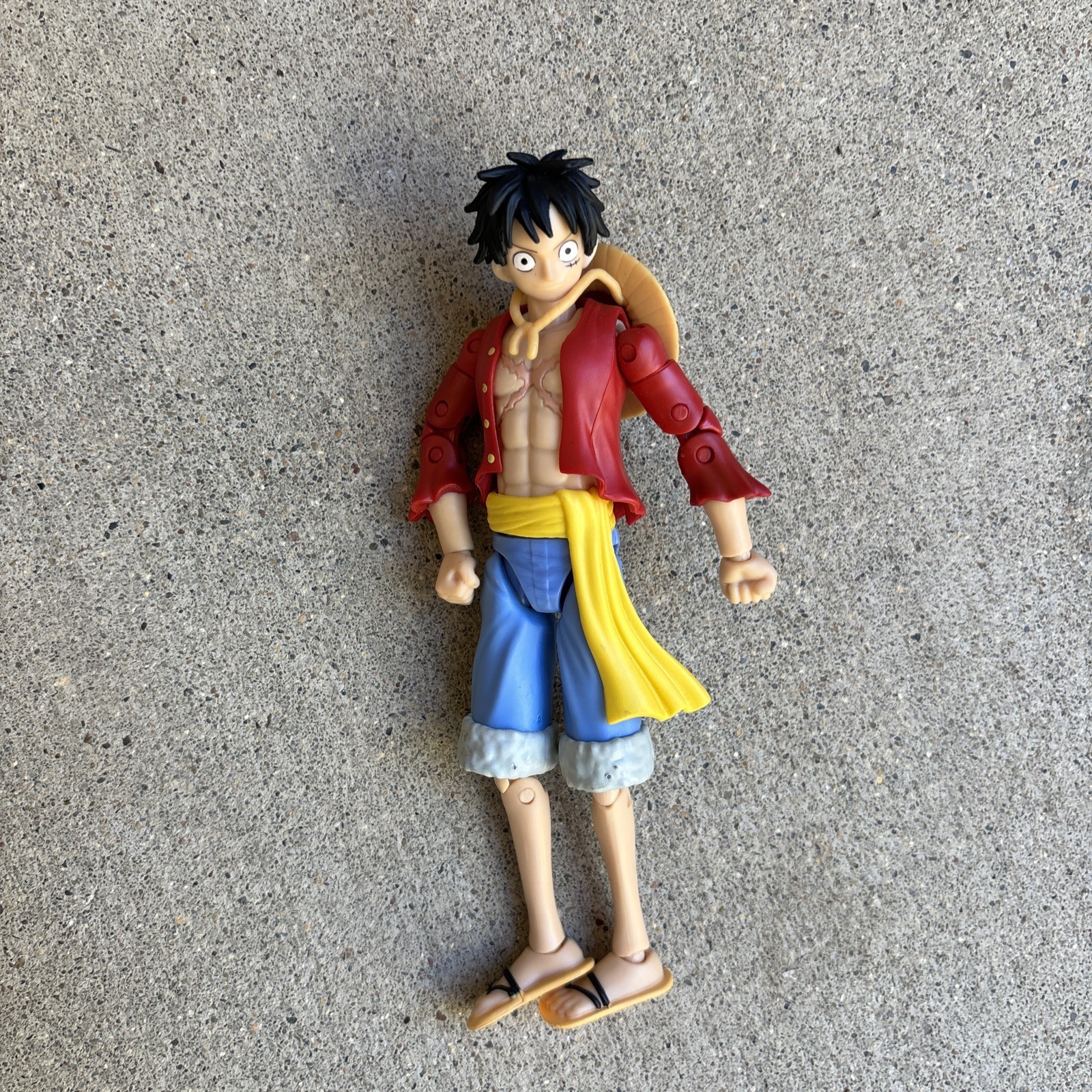 Anime Heroes One Piece Monkey D. Luffy Action Figure 6in Scale