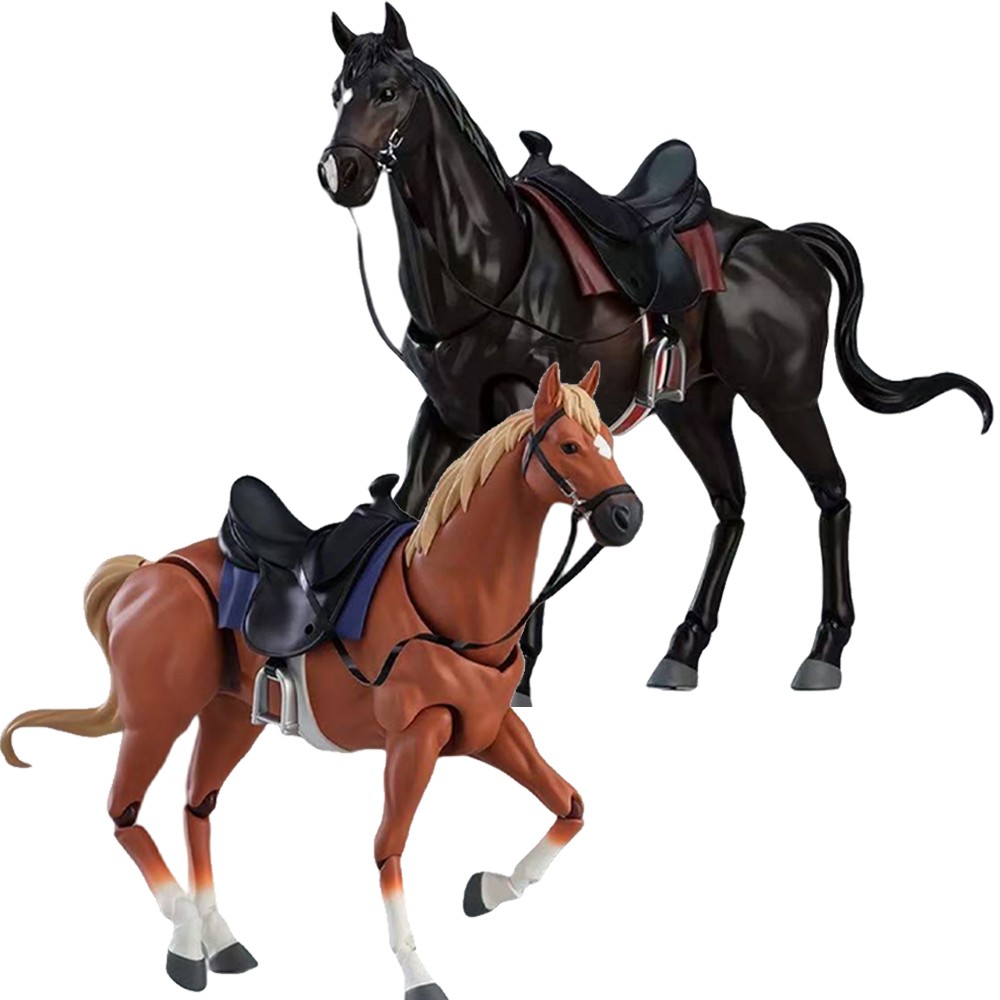 1/12 Scale Action Figures Figurine Mini Horse Figurine Desktop Miniature H