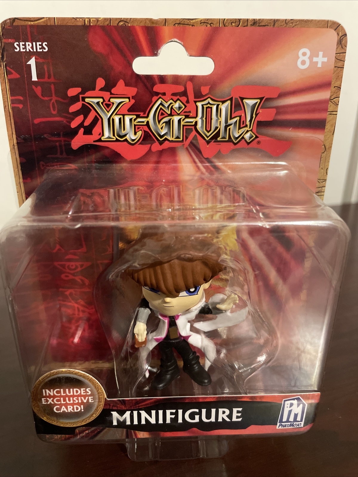 2020 Phat Mojo Series 1 YuGiOh Seto Kaiba Dragon Mini Figure W/ Card