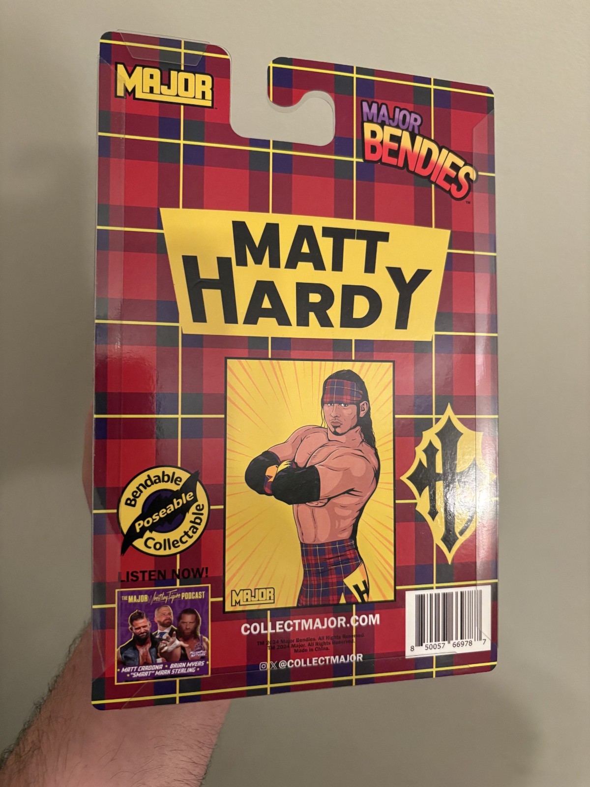NEW RARE HTF Major Bendies HARDY BOYS Jeff & Matt Exclusive SOLD OUT w/ cards 5″