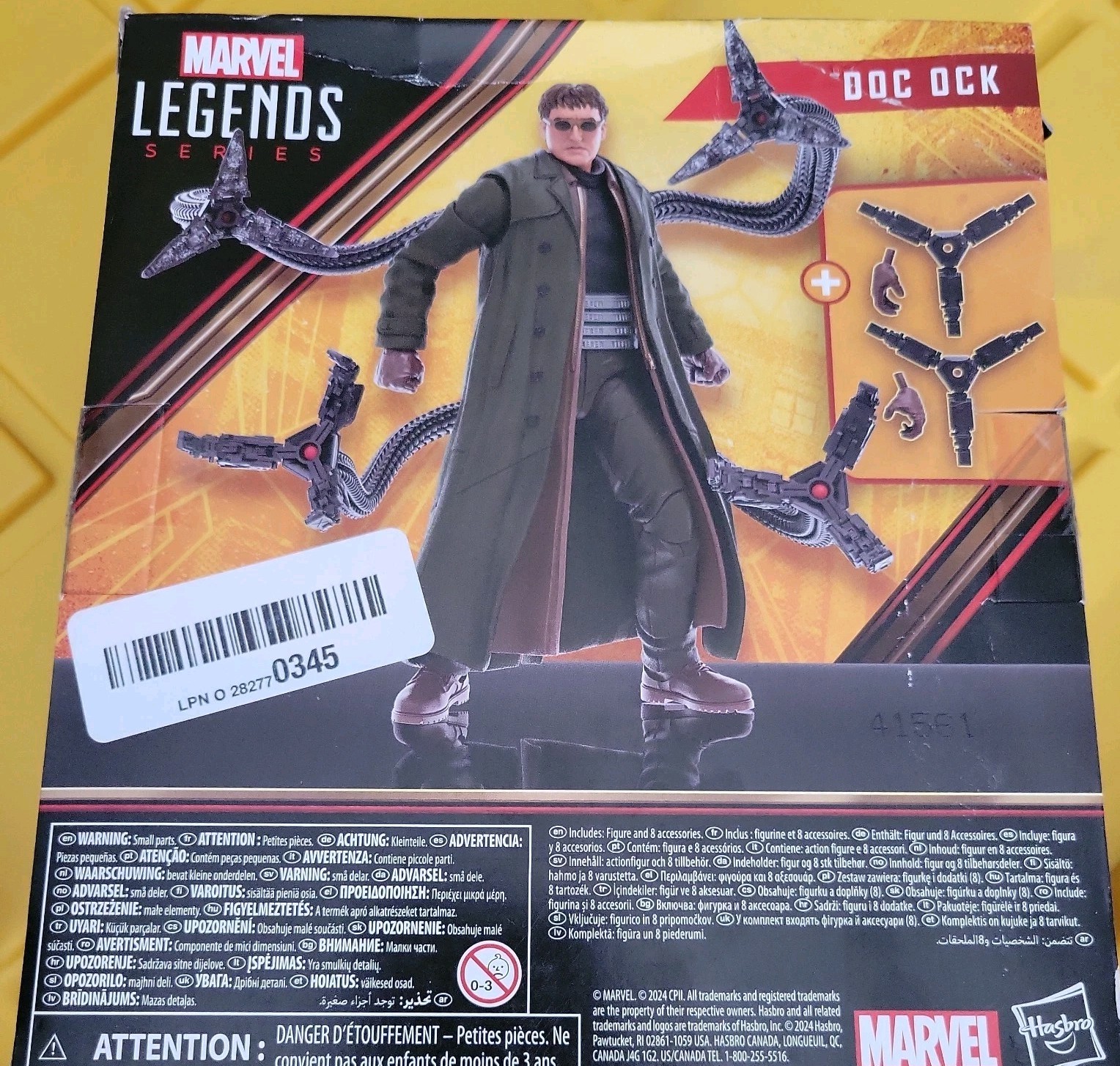 Marvel Legends Spider-Man 2 Doc Ock 6” Action Figure Ready To Ship