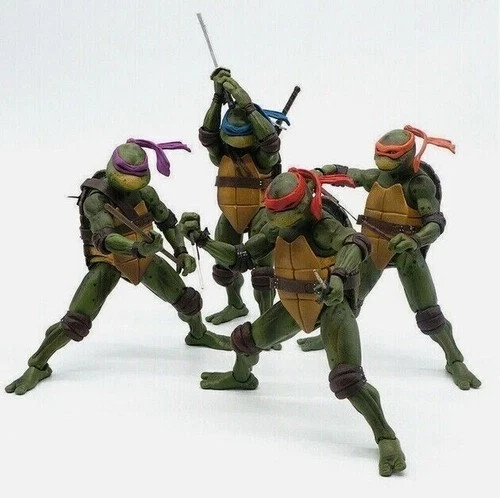 NECA Ninja Turtles 1990 Movie TMNT Teenage Toys Mutant 7″ Action Figure – BNIB