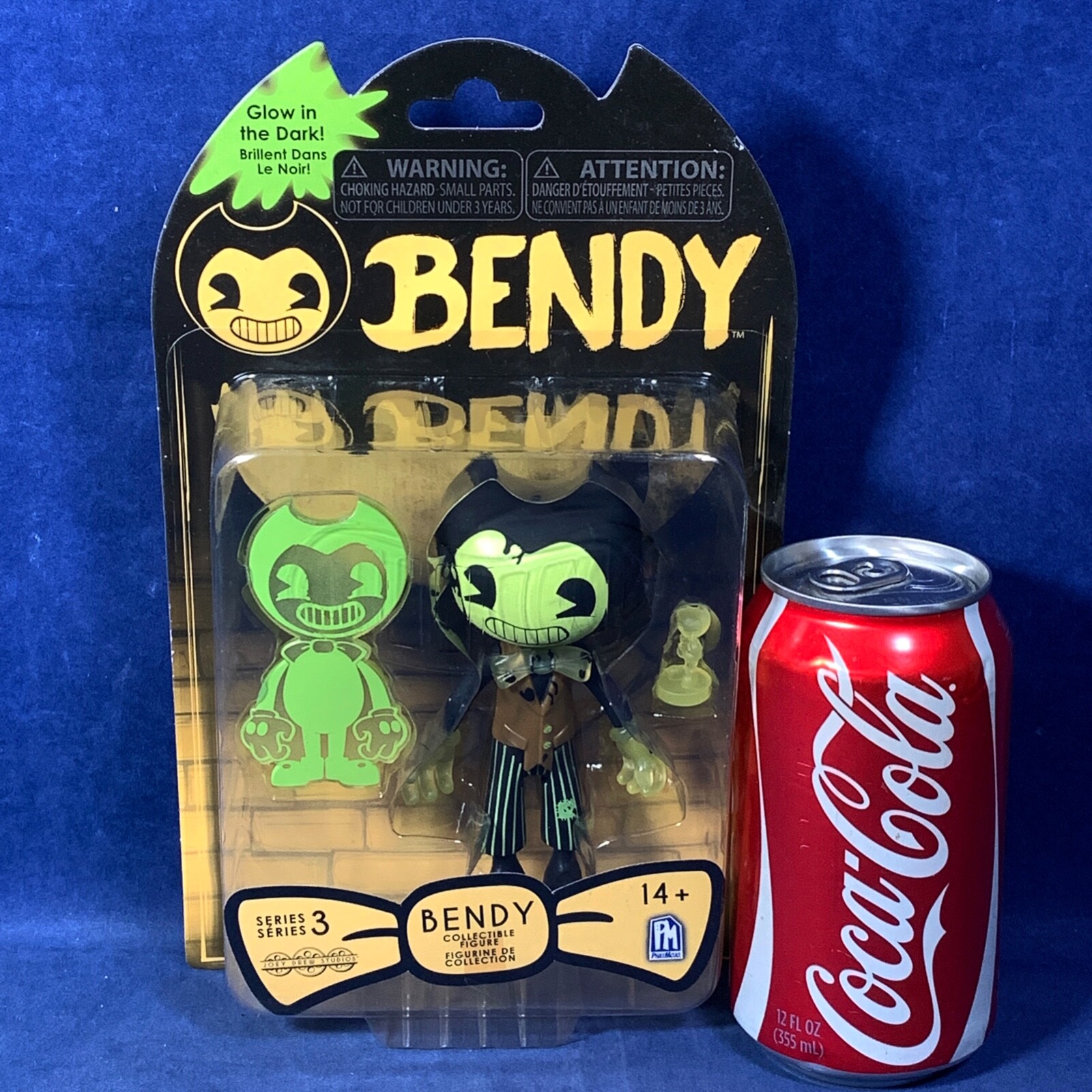 New – BENDY SERIES 3 – DARK REVIVAL – INK MACHINE 5″ Action Figure GLOW-IN-DARK
