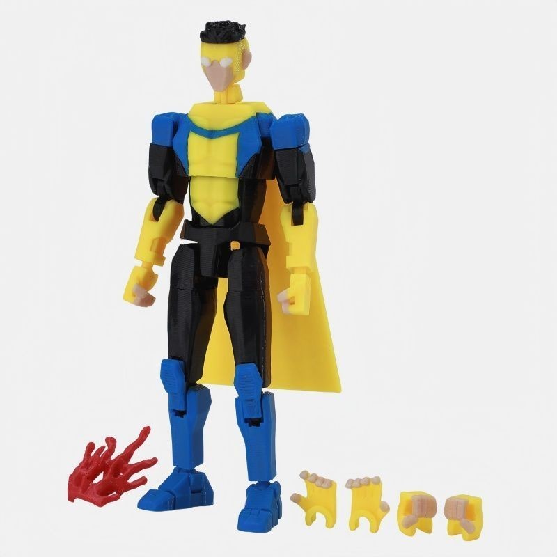 Invincible Superhero Figure PVC Custom Lucky13 Cape Desktop Model Toy