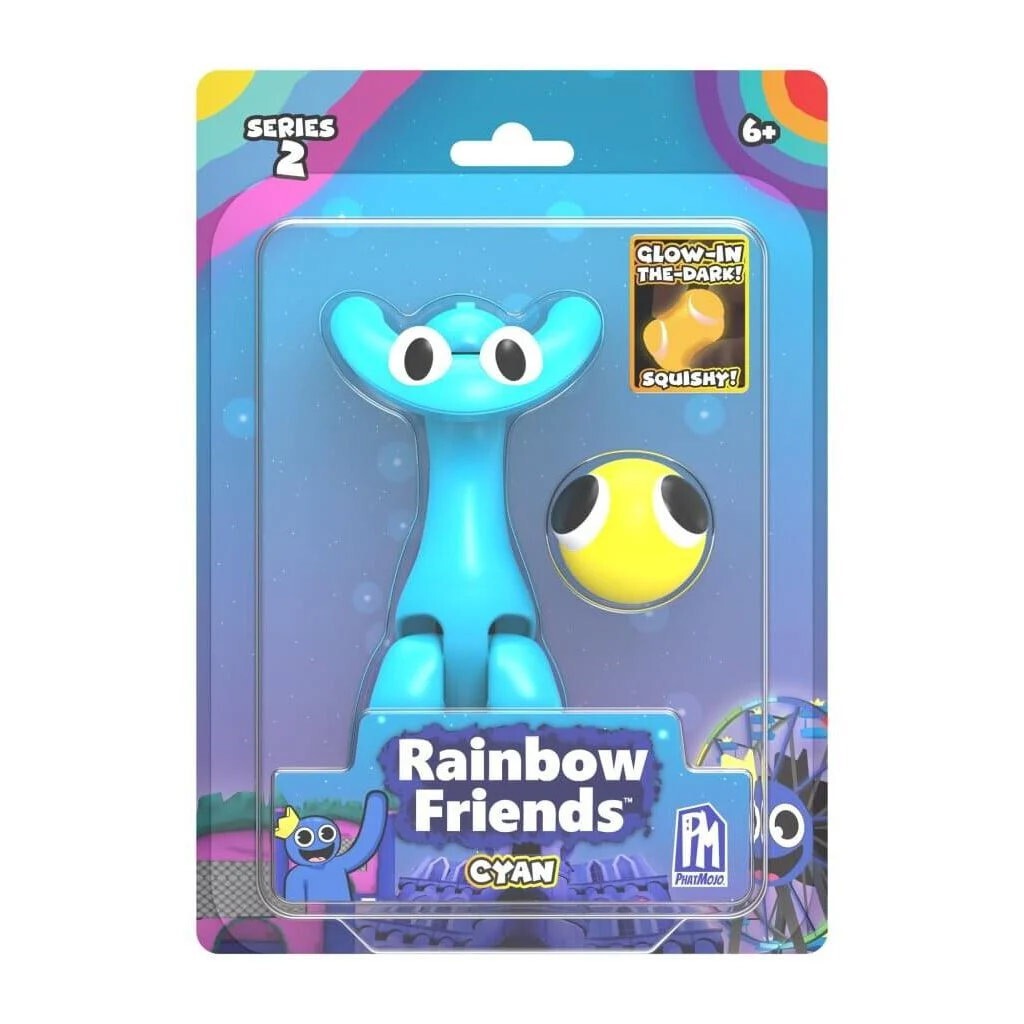 Rainbow Friends Series 2 Cyan Action Figure