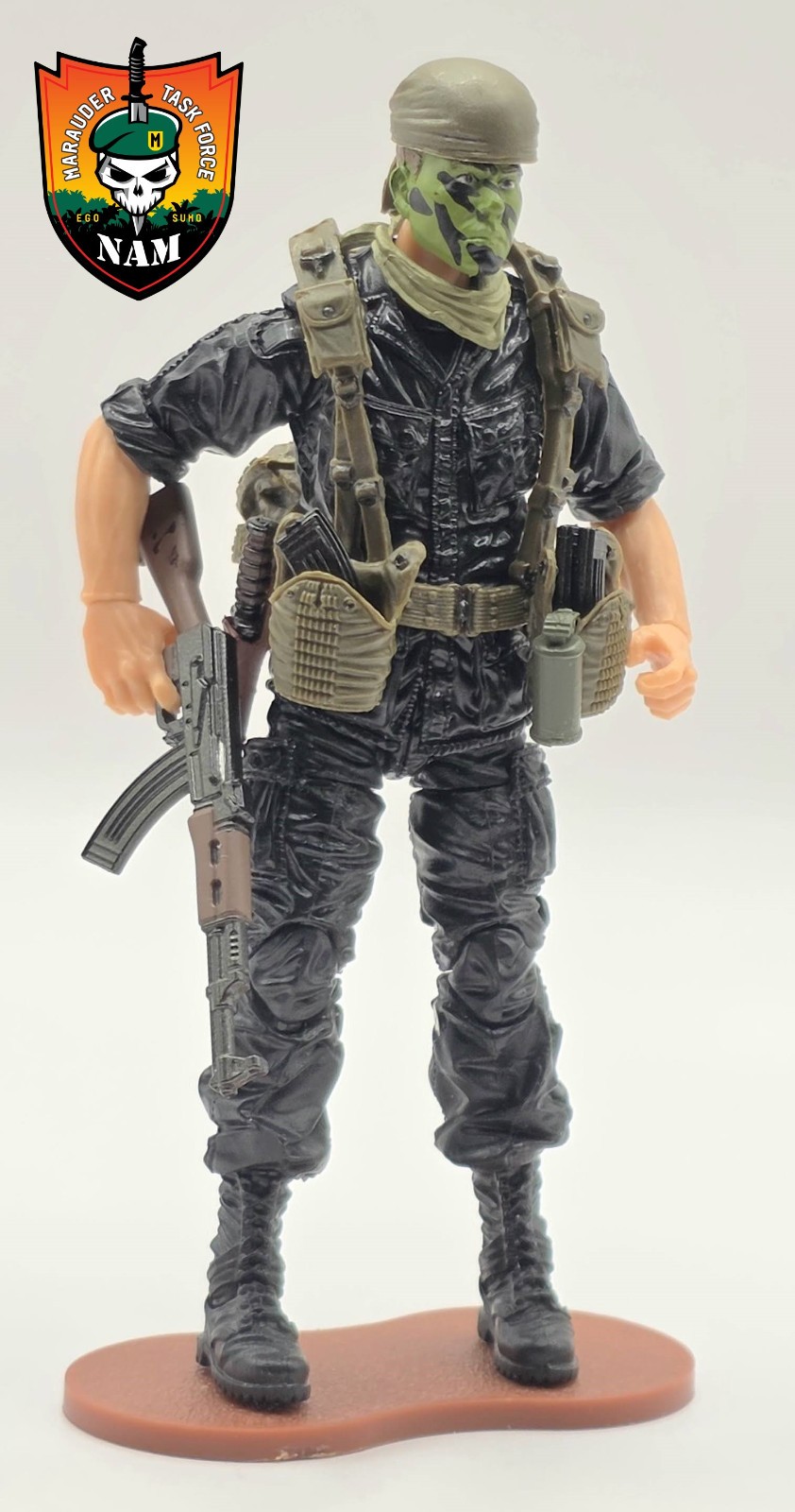 VIETNAM MACV-SOG SPECIAL OPERATOR – Marauder GR 1:18 Scale 4″ GI Joe Type Figure