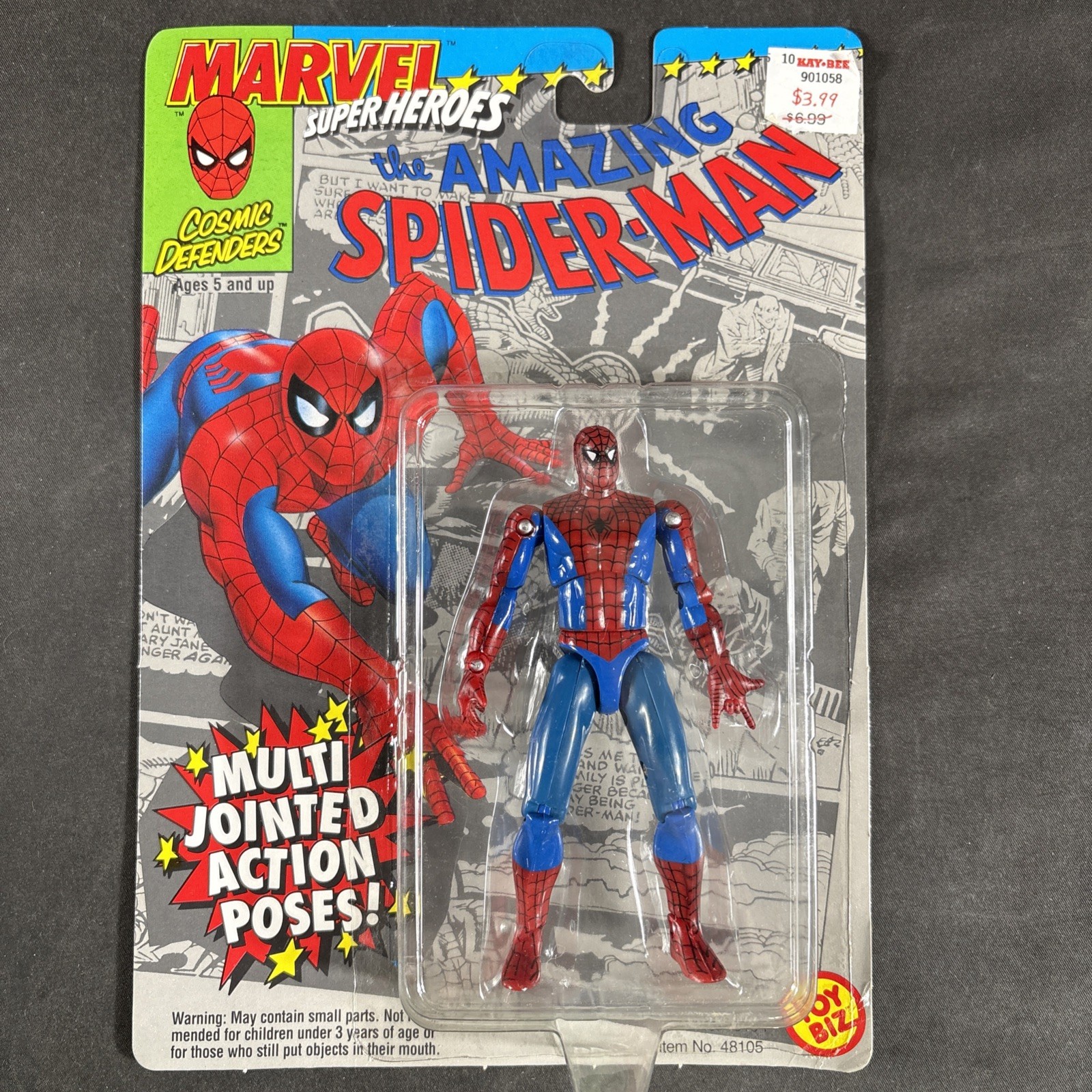 MULTI JOINTED SPIDER-MAN ACTION FIGURE MARVEL SUPER-HEROES AMAZING NEW 1994 TOY