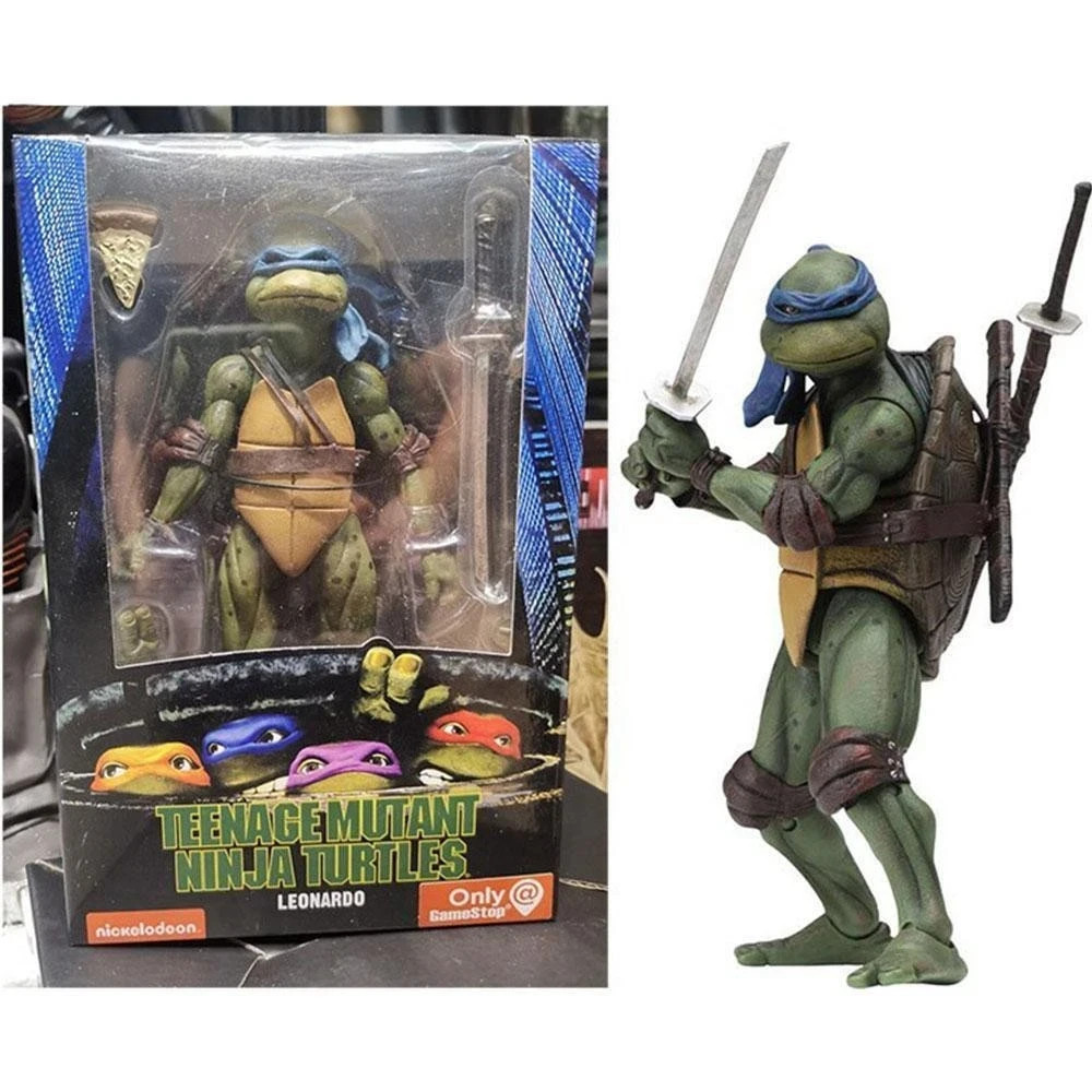 NECA Ninja Turtles 1990 Movie TMNT Teenage Toys Mutant 7″ Action Figure – BNIB