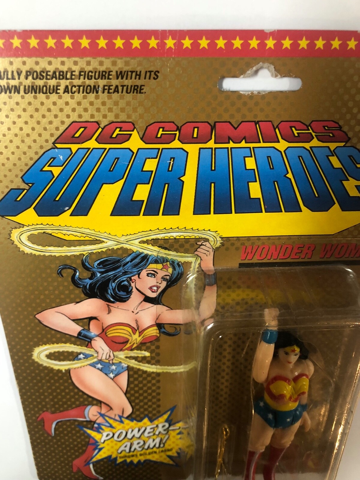 VTG 80s 90s Toybiz Wonder Woman MOC MIB DC Comics Super Heroes movie TV Figure