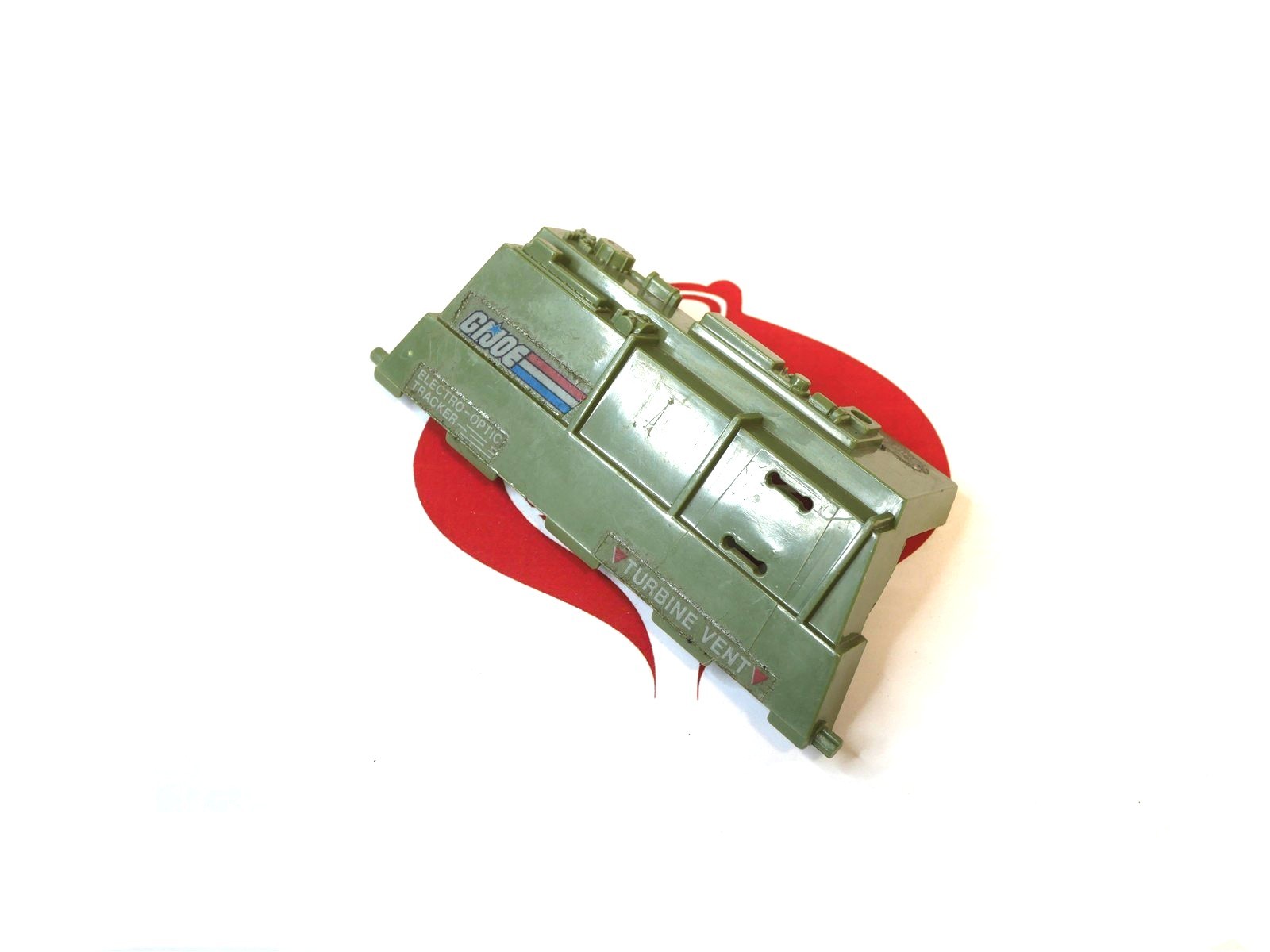 GI Joe Vehicle HAVOC Rear Recon Hatch LEFT SIDE w Tabs 1986 Original Part