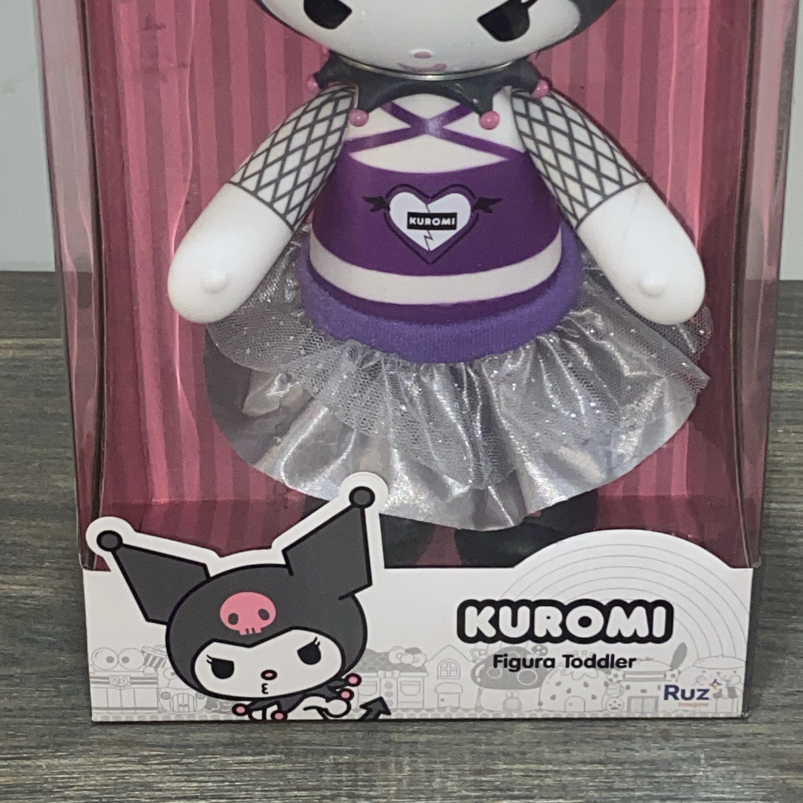 Sanrio Kuromi Figure Doll 13 Inch Rare Authentic 2023 PVC Plastic Articulated