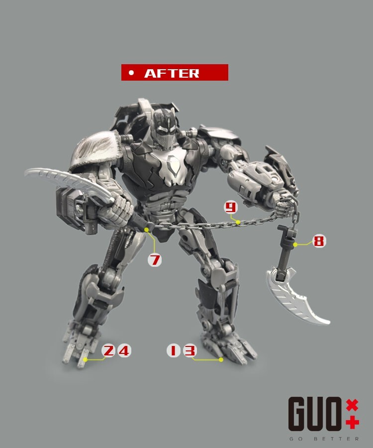 GO BETTER 3D DIY Upgrade Kit For STUDIO SERIES SS118 APELINQ SET