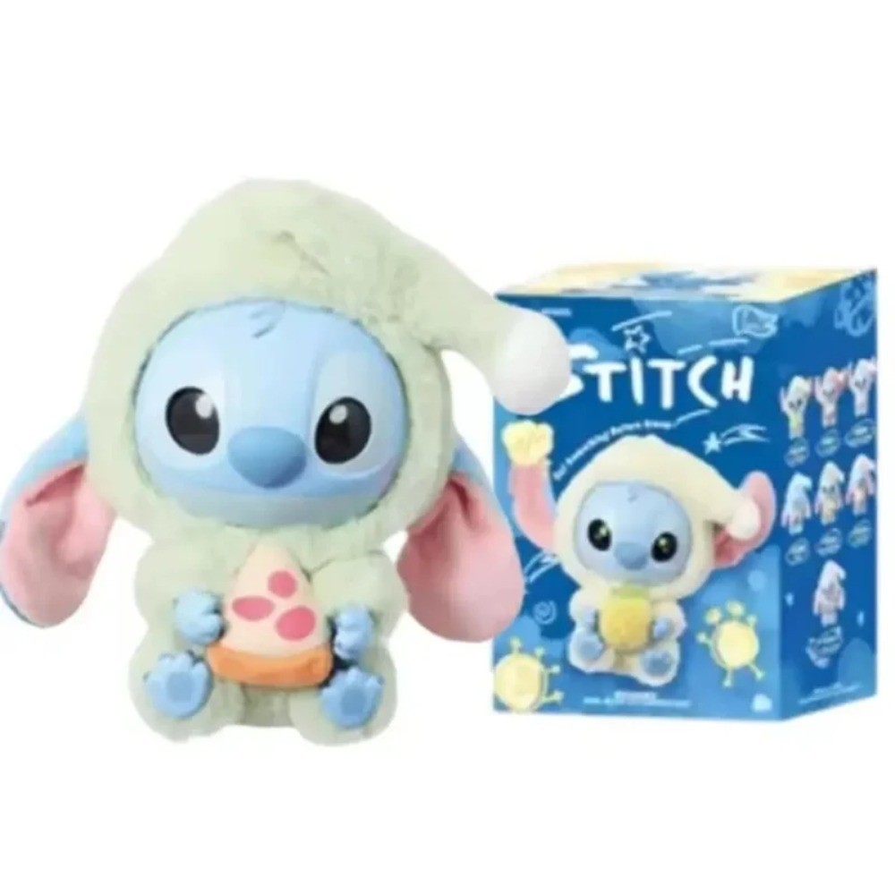 Miniso Stitch Eat Something Before Sleep Series Vinyl Figure Confirmed Blind Box