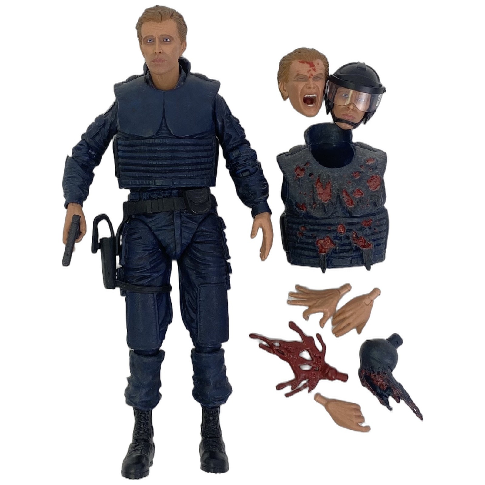 Robocop Ultimate Alex J. Murphy 7″ Action Figure Near Complete NECA Used