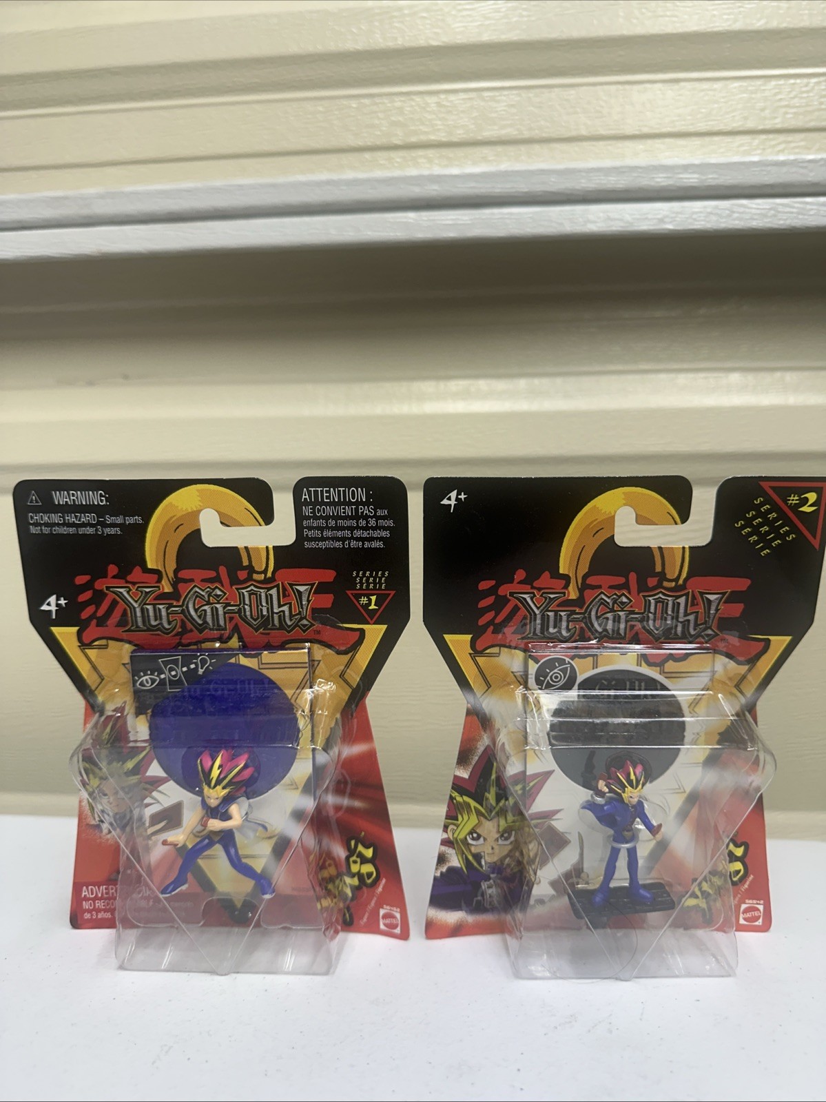 Lot Of 2 2002 Mattel Yu-Gi-Oh! Yugi Series 1 Figure 2″ Inch 2002 New Sealed