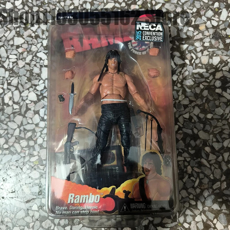 First Blood John J Rambo PVC Action Figure Special Forces Soldier Collect Gift