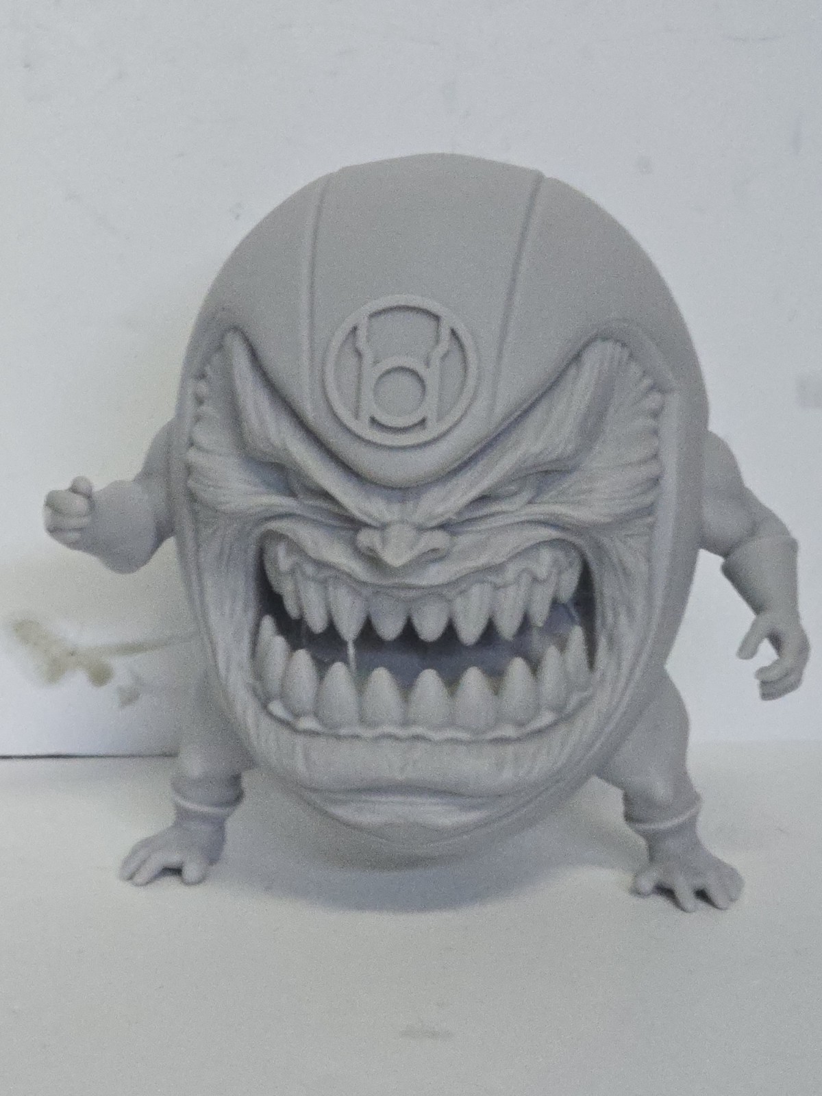 3d Print RED LIGHT VILLIAN ZILLIUS ZOX HEAD 7″ Select DC Multiverse SCALE