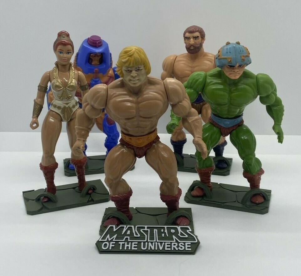 Masters of The Universe MOTU Figure Stands Vintage Origins New Additions!! READ!