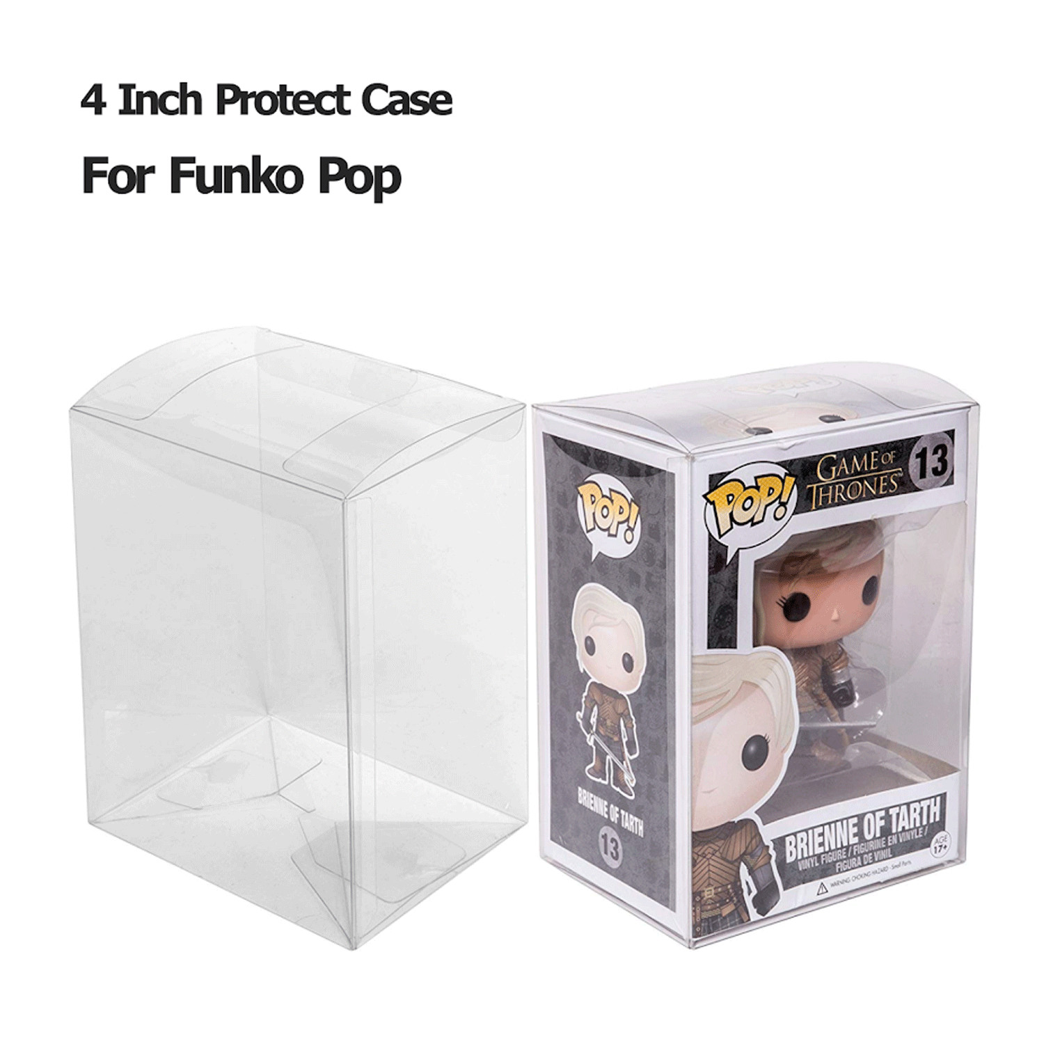 Lot 5 20 50 100 Collectibles Protector Case for Funko Pop 4″ inch Vinyl Figures