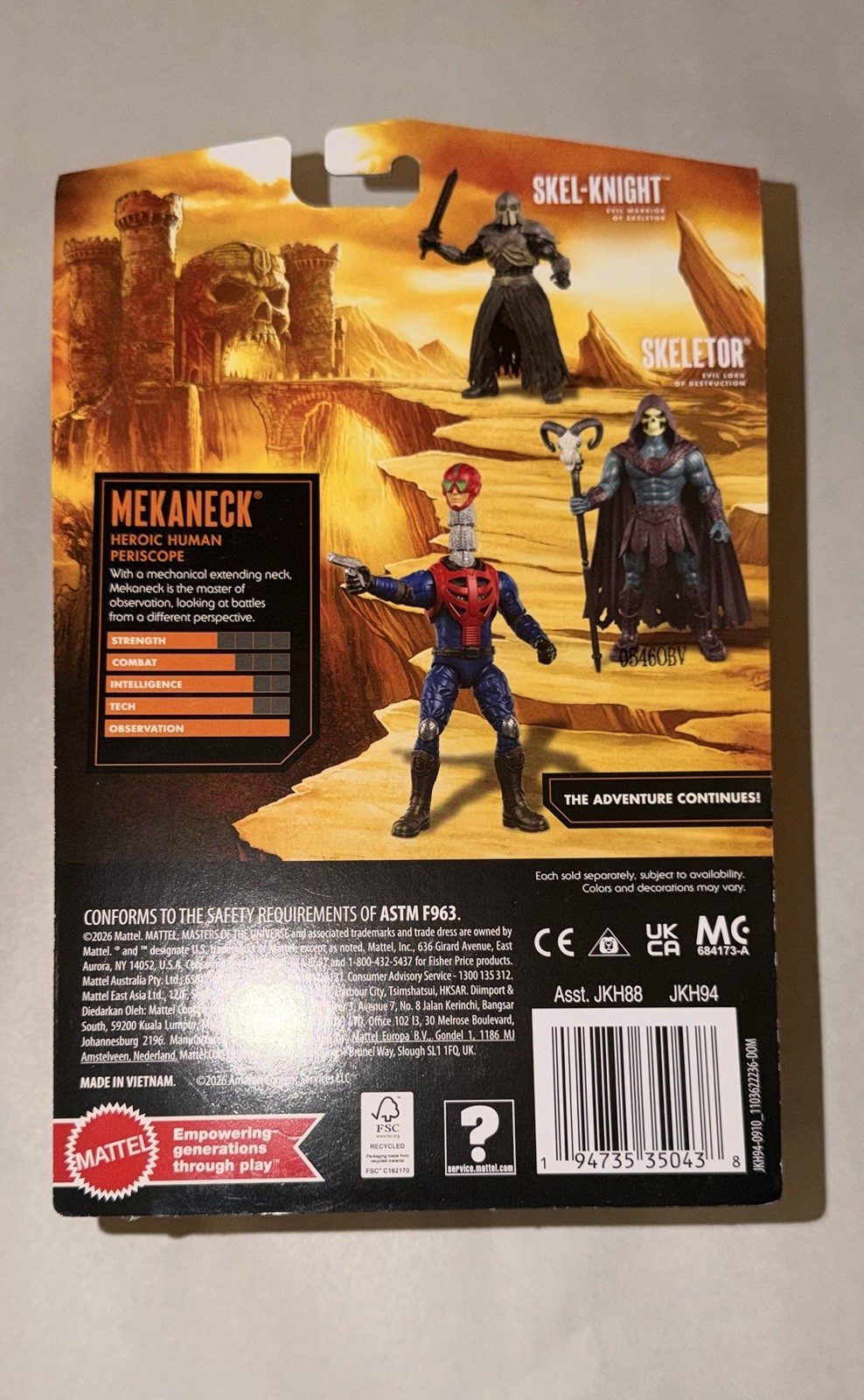 Lot Of 3 2026 MOTU Movie Core Figures Mekaneck Skel Knight Teela In Hand Now