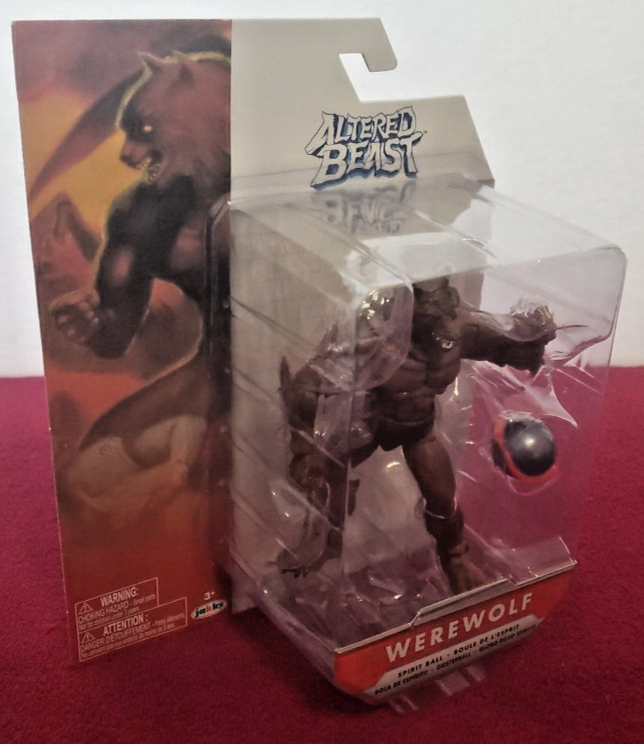 Jakks Pacifics Altered Beast WEREWOLF 4.5 in Action Figure_Spirit Ball_Fast Ship