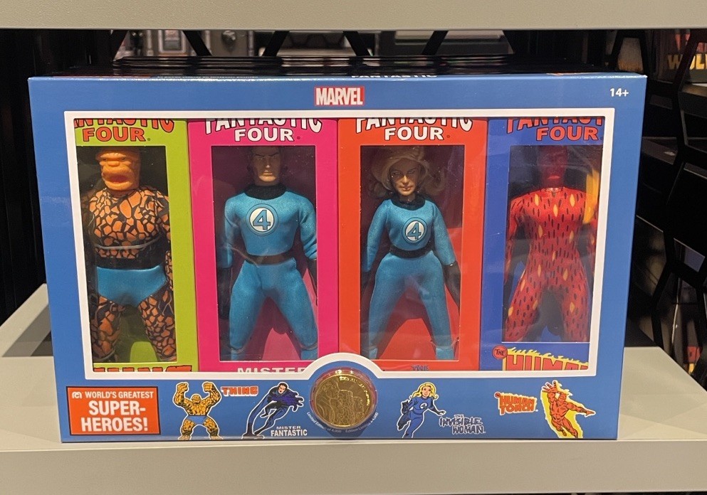 Disney Parks 2025 Mego Marvel Fantastic Four 8″ Action Figures LE NWT