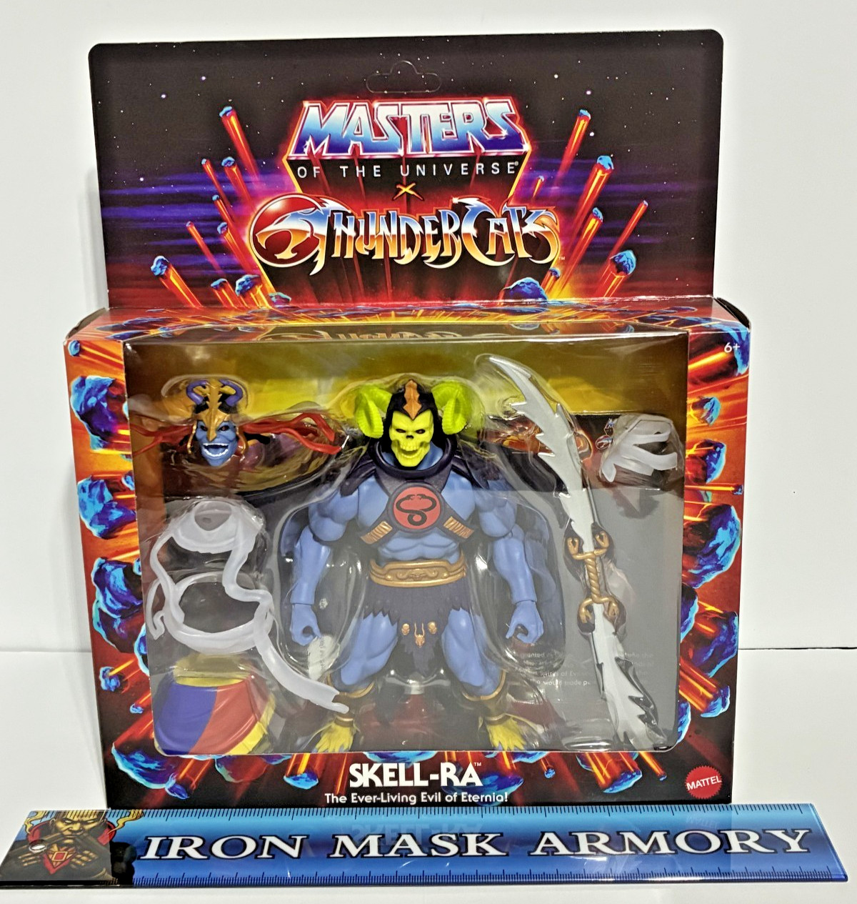 He-Man and MOTU/Thundercats crossover Skeletor + Mumm Ra = Skell-Ra