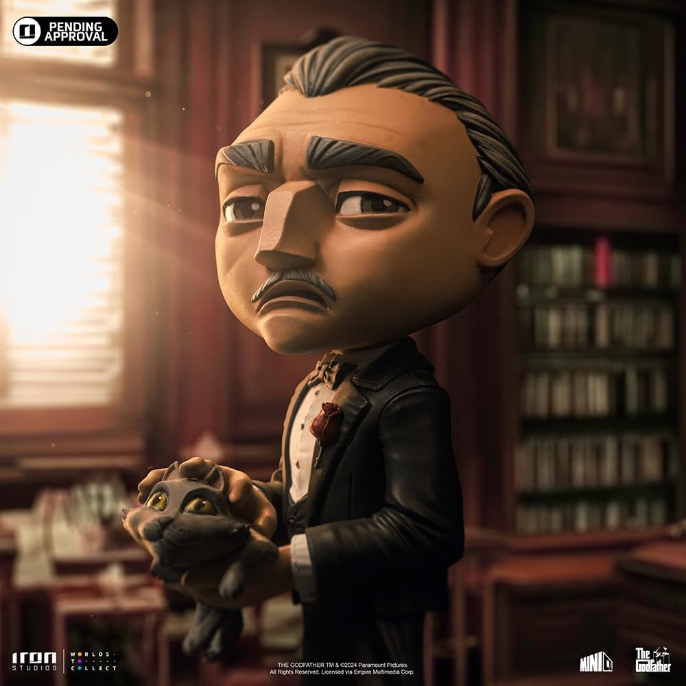 Iron Studios Minico Collectible The Godfather Don Corleone PVC Multicolor 5.3 in