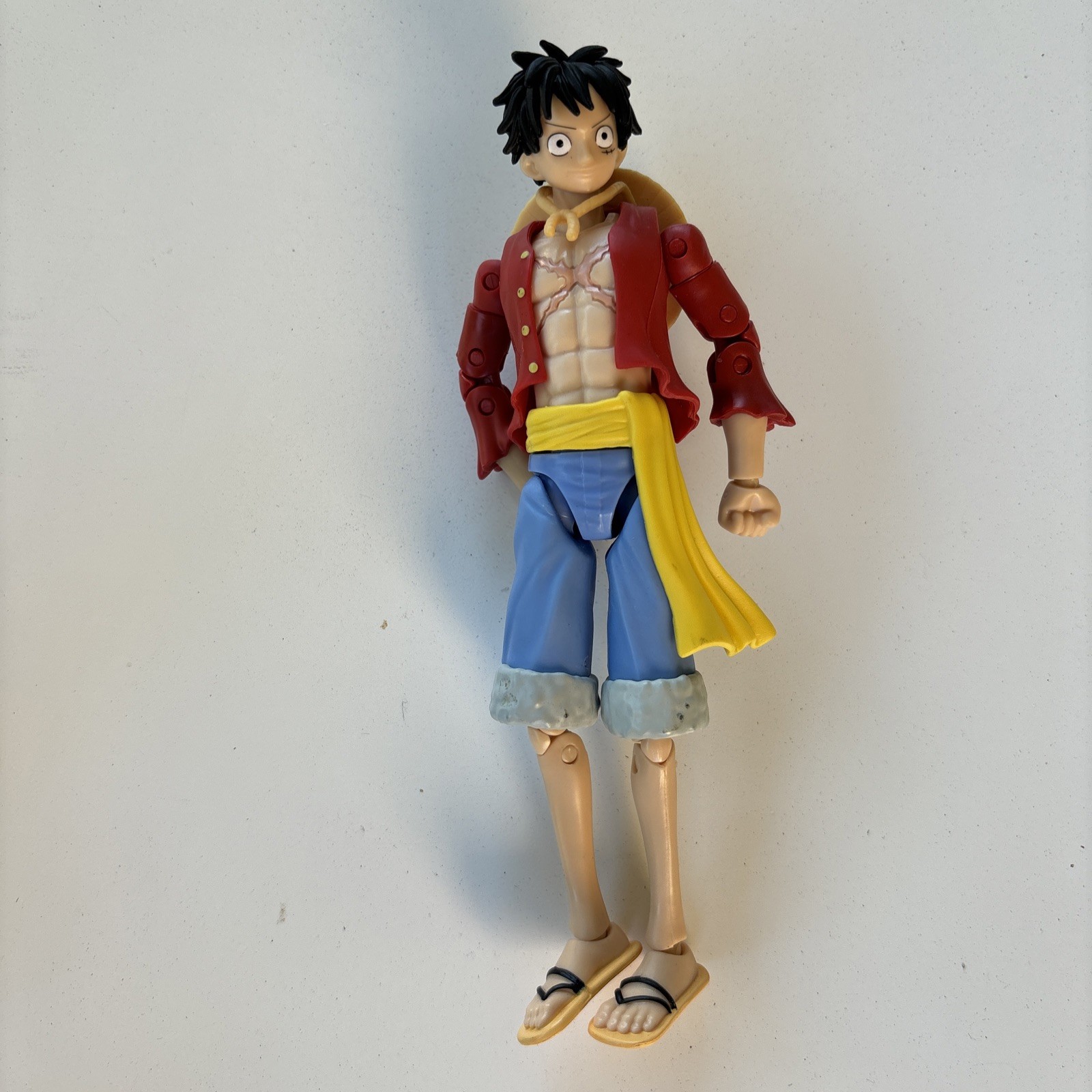 Anime Heroes One Piece Monkey D. Luffy Action Figure 6in Scale