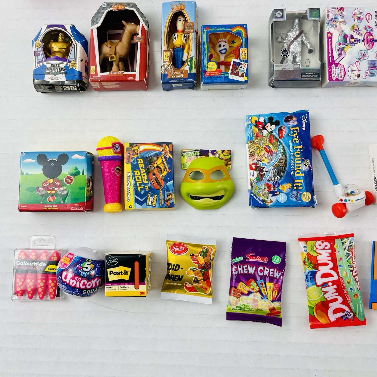 Zuru Surprise Mini Brands Disney Figures Candy Bathrooms Items Lot Of 50