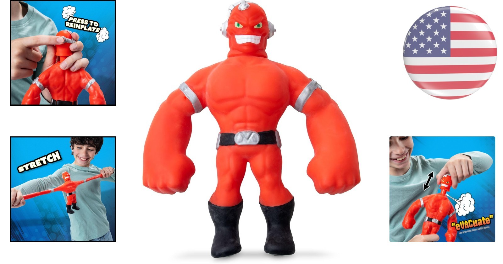 Interactive 7-Inch Vac-Man Fidget Toy – Bendable & Perfect for Tabletop Fun