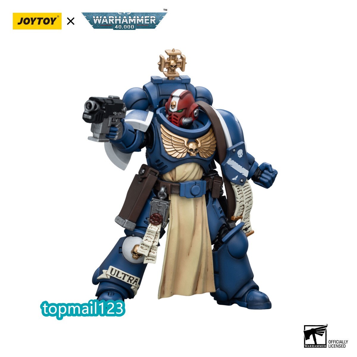 JoyToy JT9800 Warhammer 40K 1:18 Ultramarines Sternguard Veteran Sergeant Doll