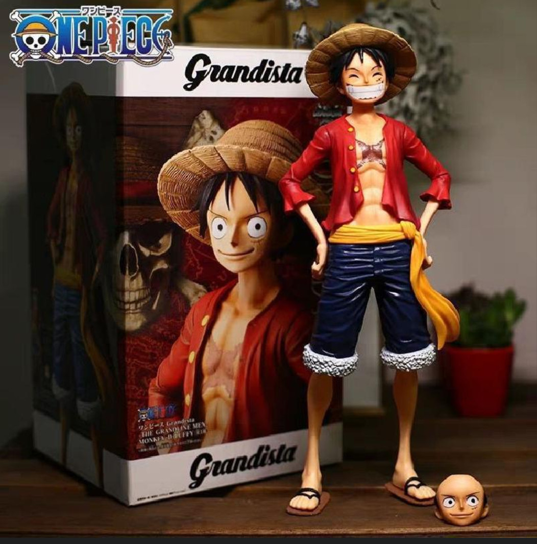 11 inch One Piece Luffy Action Figure – Ros PVC Statue Toy Gift No Box