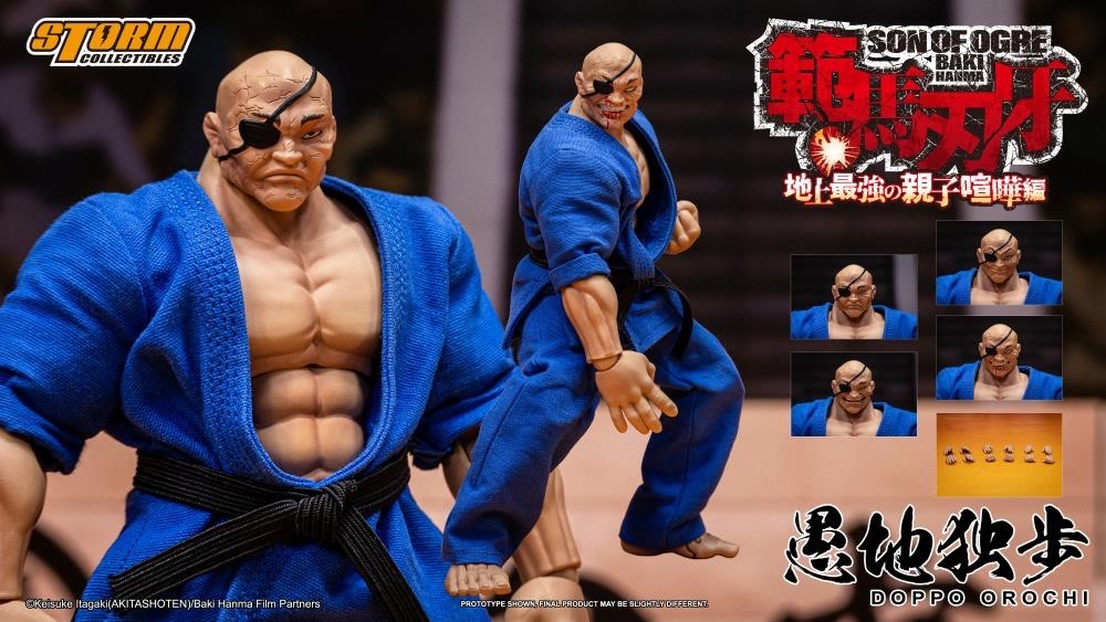 STM87395: Storm Collectibles Baki Hanma: Son of Ogre Doppo Orochi (Special Blue)