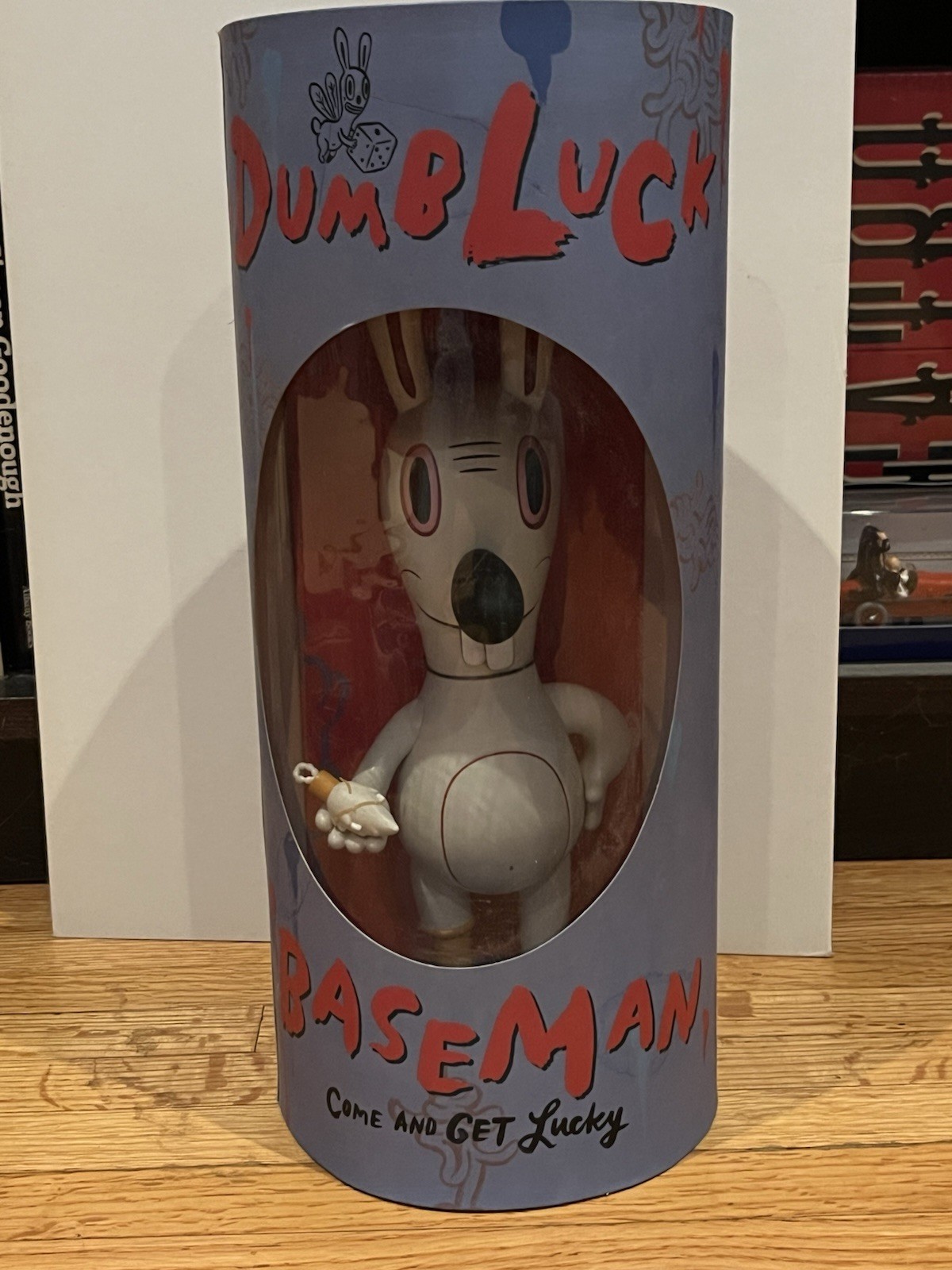 Gary Baseman 10″ White Dumb Luck Rabbit LE #98/100 • RARE