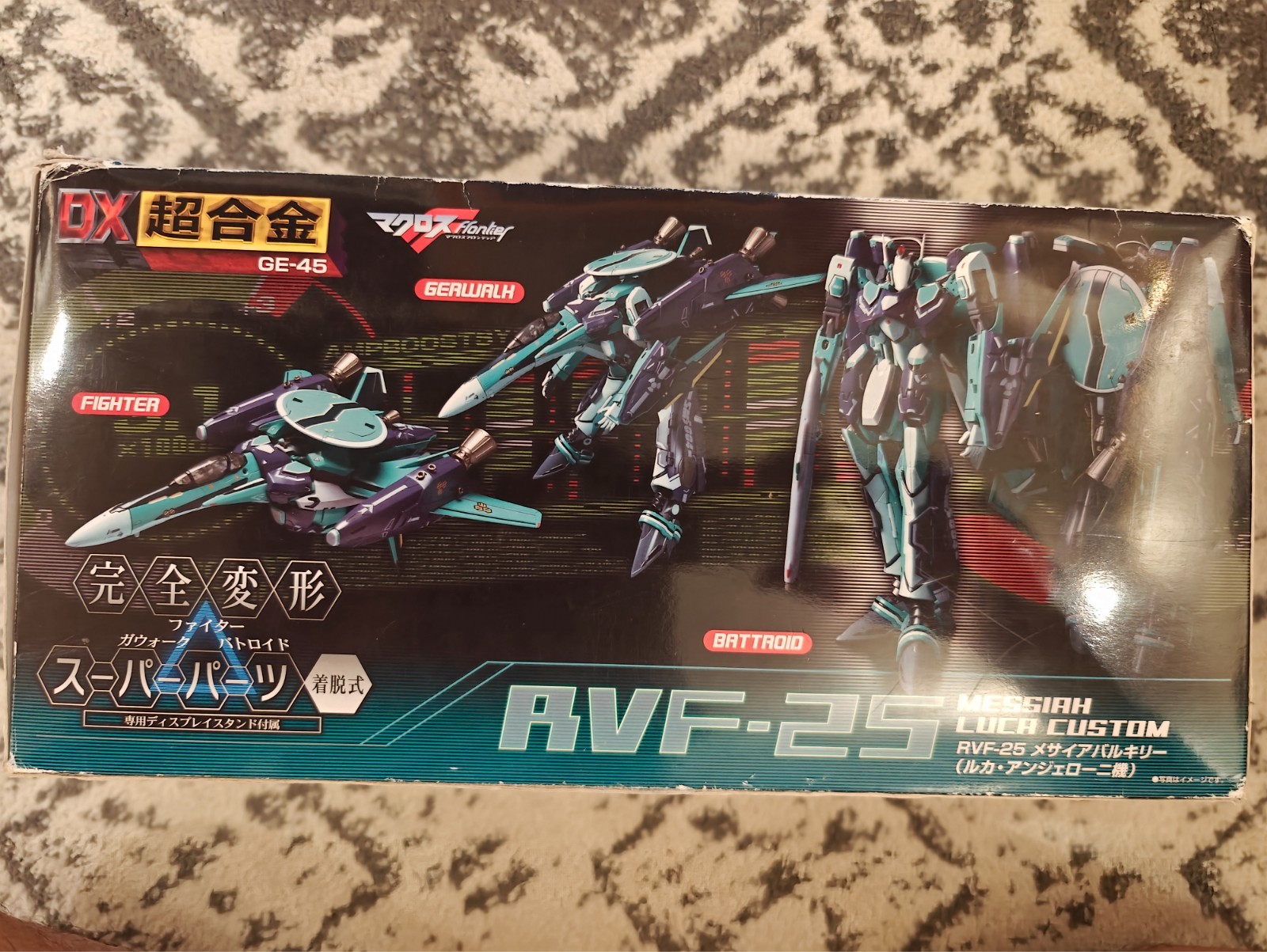 Macross RVF-25 Messiah Luca Custom GE-45 Bandai Figure