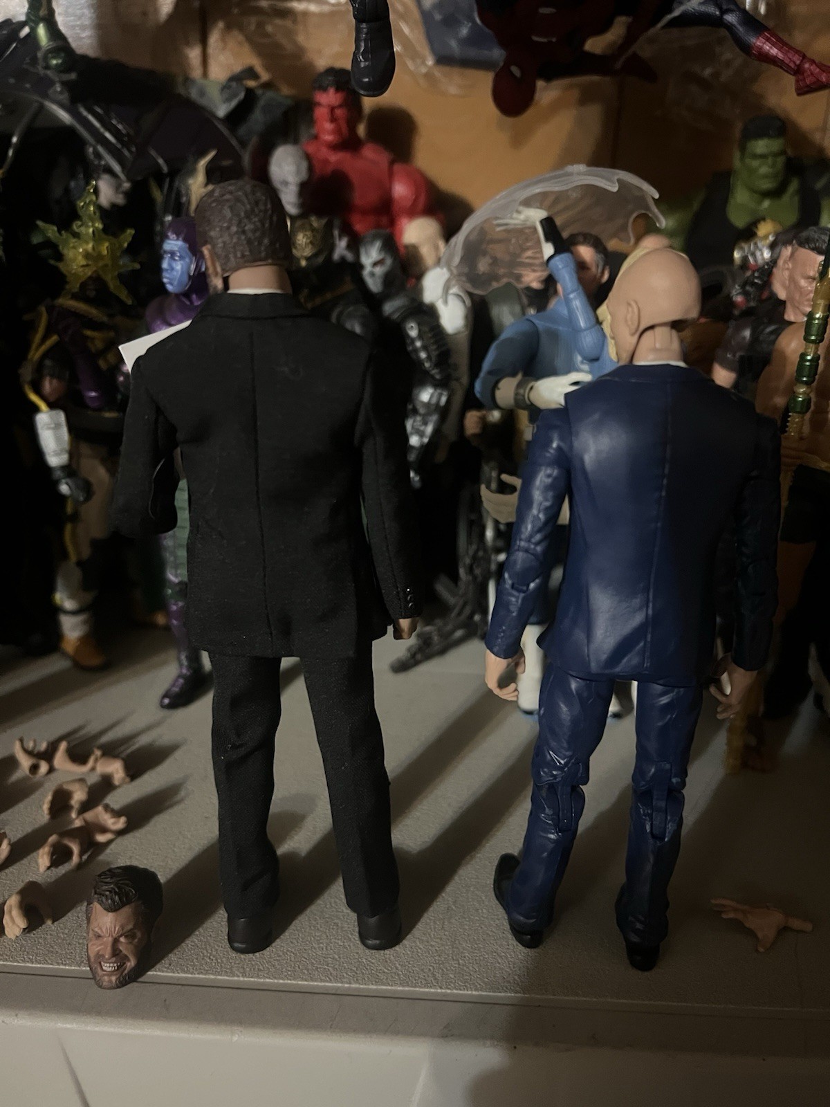 Wolverine “Logan” and Professor X 1:12 Scale Action Figures