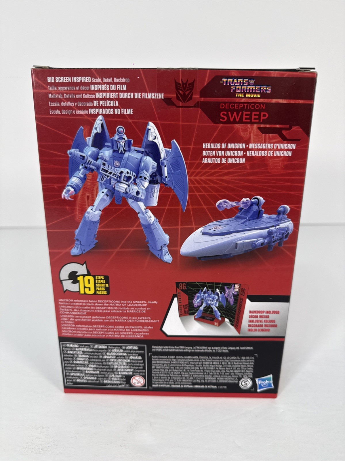 Transformers The Movie SWEEP Studios Series 86-10 Voyager Class 2021 Hasbro