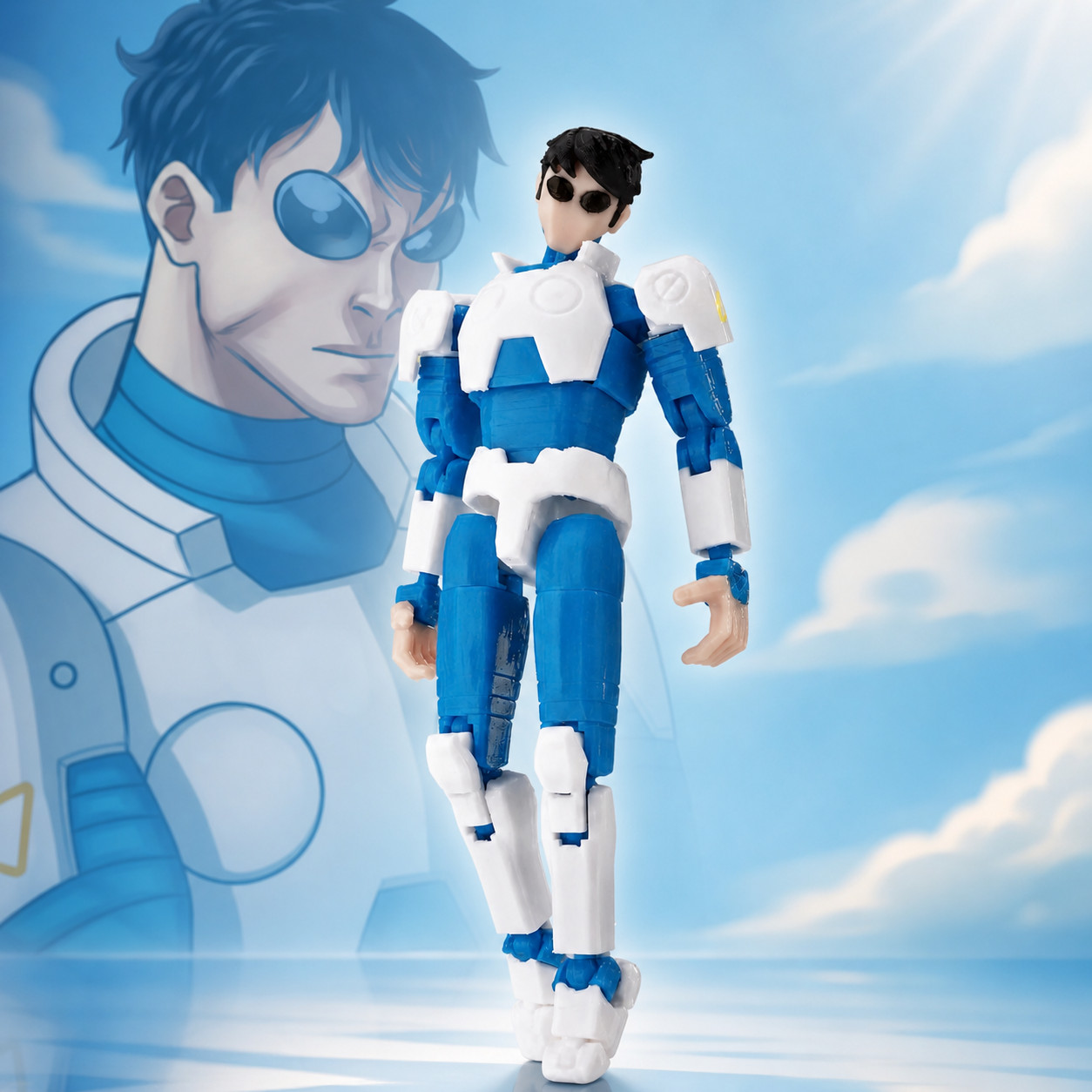 Flaxan Mark Invincible Season 3 Action Figure 14CM – 1/12 Scale 3D Printed Toy