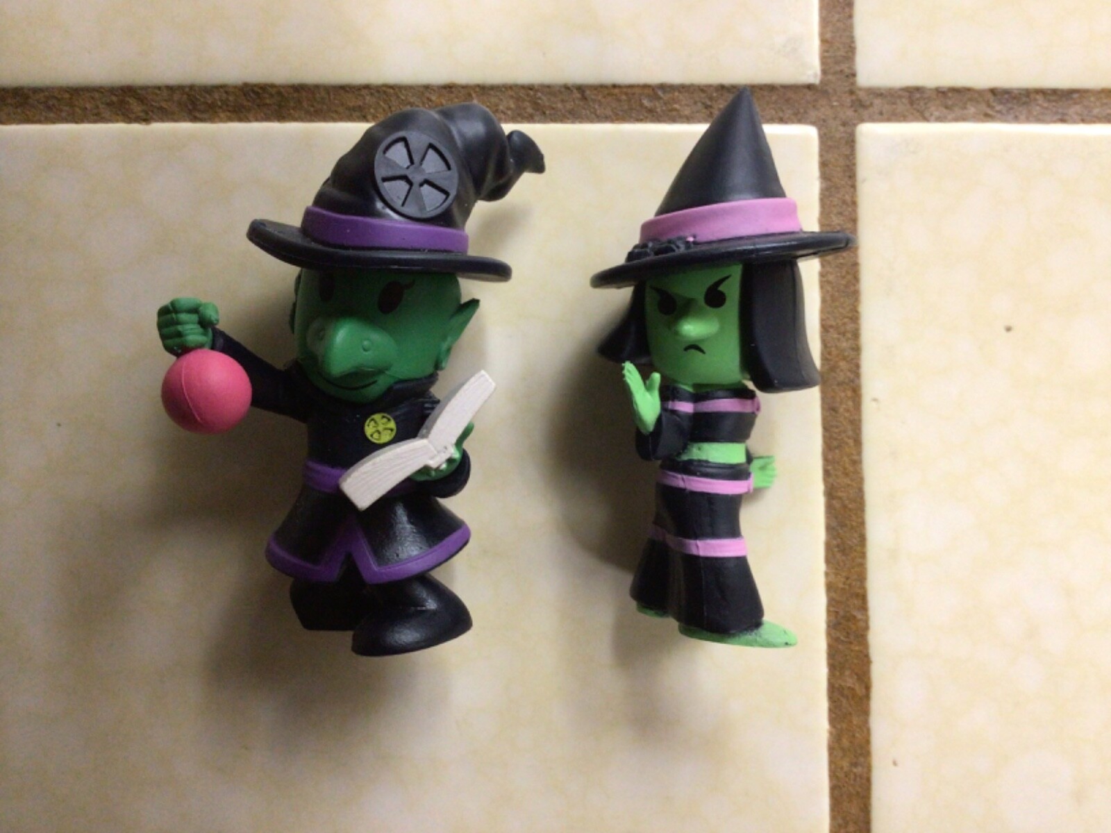 Phat Mojo Wacky Wizards Series 1 2-Lot WITCH Loose 3 inch minifigure