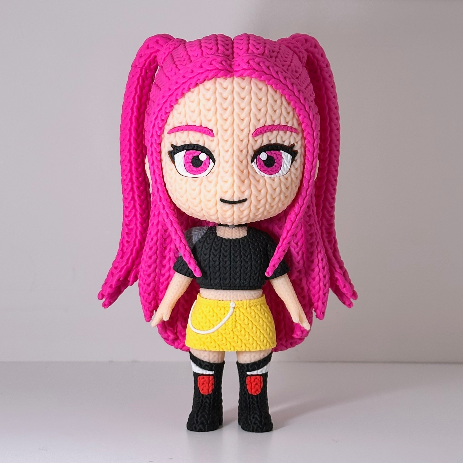 Rumi Zoey Mira – K-Pop Demon Hunters Knitted Texture Figures Display Model