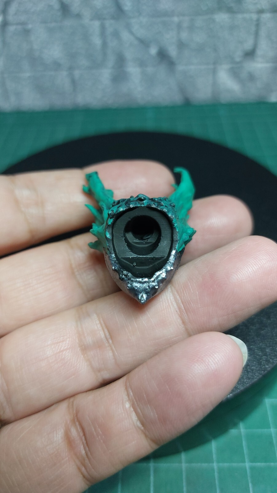 Handmade 1/12 3D Print Head for deku dark version Action Figure SHF(No body)