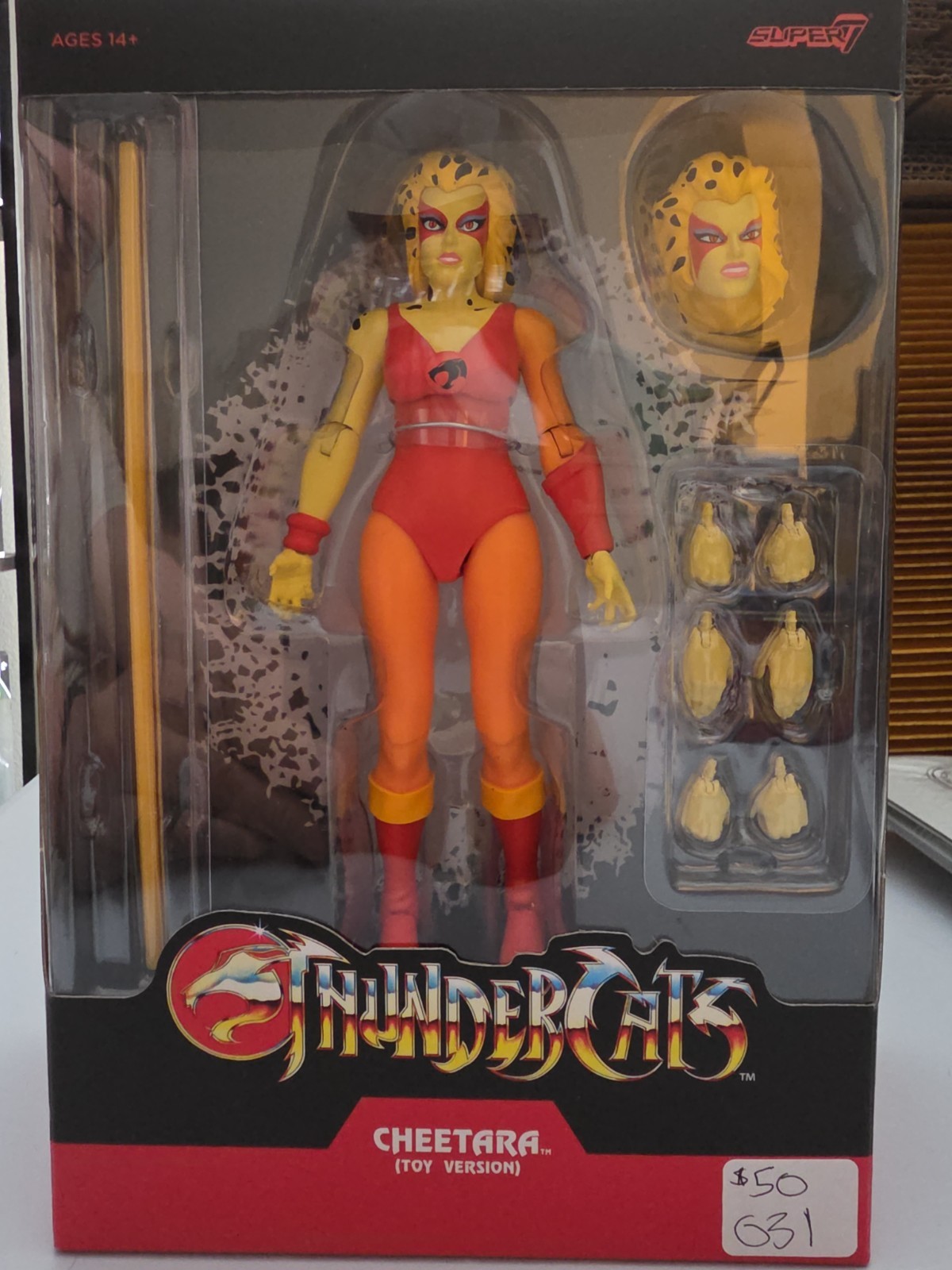 2022 Super7 ThunderCats Ultimates! Action Figure- CHEETARA (Toy Version)